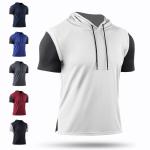 Plain Dyed Unisex Hoodie Plus Size Cotton Pullover Hoodies For Men