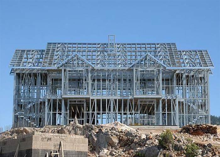 Waterproof Prefab Villa Prefabricated Houses Fireproof High Acoustic Insulation In Standard
