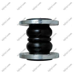 China DIN ANIS JIS SS304 flange type double sphere rubber expansion joint EPDM NR NBR rubber on sale