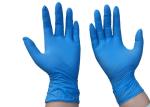 Bule Disposable Protective Gloves Medical Nitrile Gloves Cutomized Size