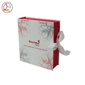 Quality Red Cosmetic Gift Box / Cardboard Makeup Box ISO9001 Certification wholesale