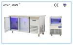 Led Blue Light Commercial Refrigerator Freezer Stainless Steel Material