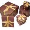 Buy cheap Chocolate Custom Gift Packaging Box Cardboard Insert Gift With Ribbon from wholesalers