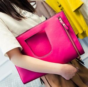 Quality 2016 new leather handbag lady leather clutch evening bags wholesale