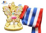 Butterfly Shape 76.2*3mm Stock Medals For Dancing Events