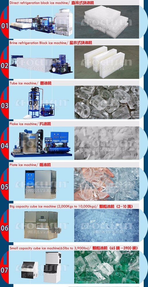 Directly Sold by 10T Flake Ice Machine with A/W Cooling Way and 380v/50hz/3p Voltage