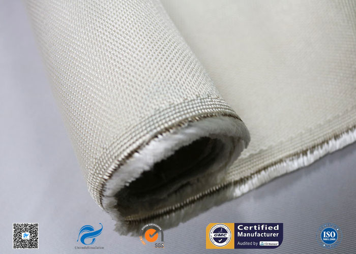 96% Silicon Dioxide 650GSM Satin High Silica Cloth High Temperature Resistant