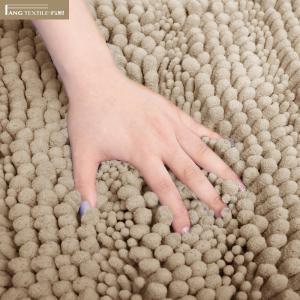 Quality Eco Friendly Plush Microfiber SEBS Backing Chenille Bath Rug Mat wholesale