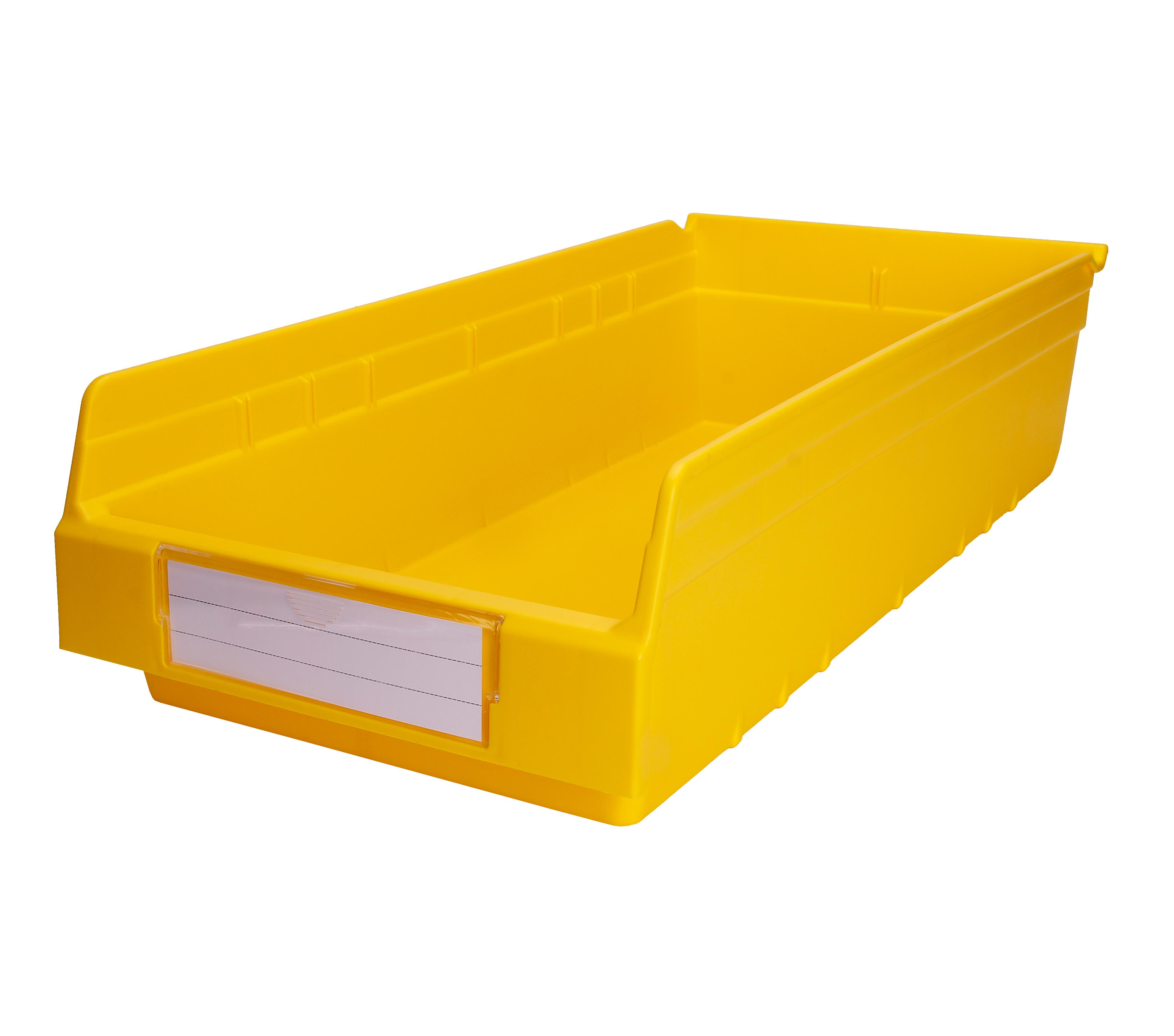 Semi-open Front Plastic Toy Storage Crate with Foldable Shelf Eco-friendly and Durable