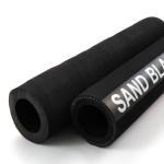 38mm Cloth Inserted Flexible Rubber Hose For Conveying Sand / Abrasive Materials