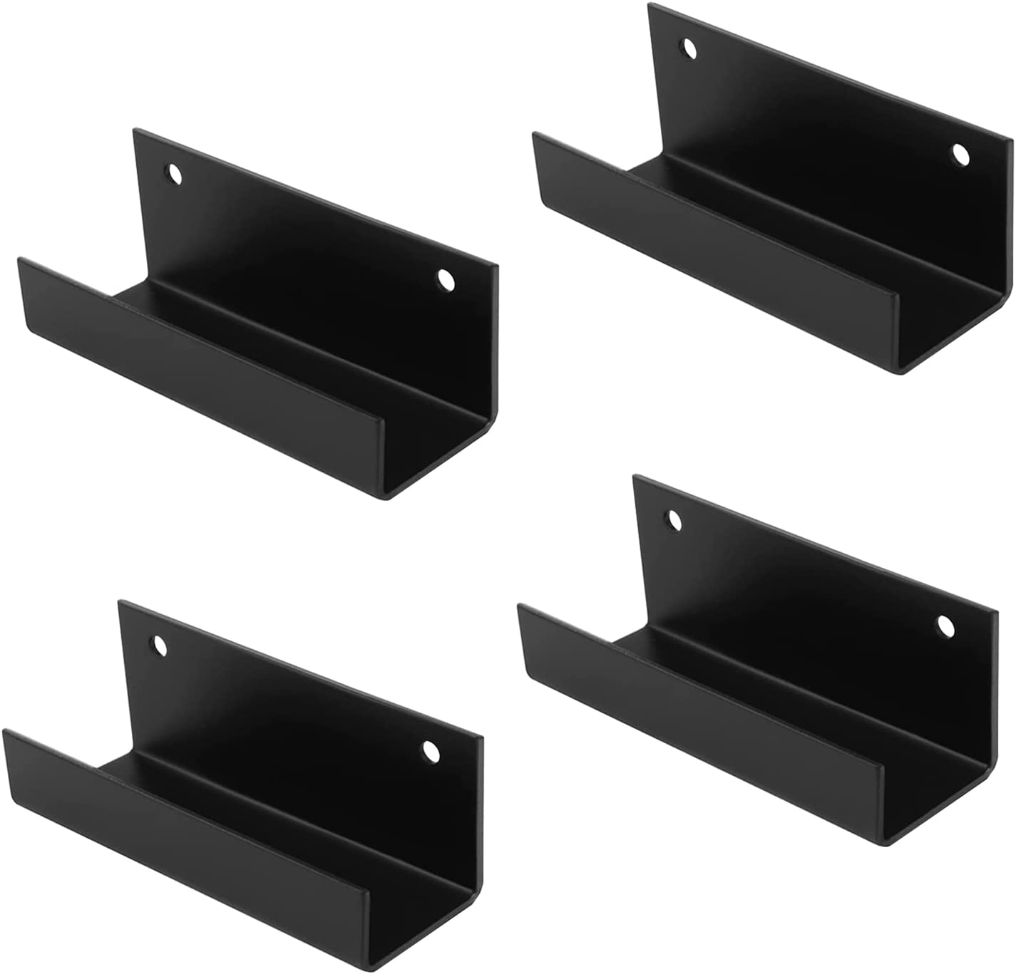 Single-side Bracket U-Bracket Wall Mount Bracket for Garage Ladder Storage Heavy Duty