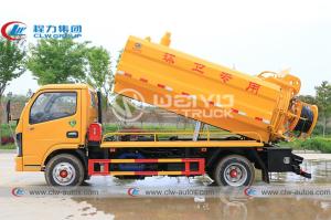 Quality Carbon Steel Combined Jet Vacuum Truck Sewer Cleaning 140HP 5000Liters 5cbm Gallons wholesale