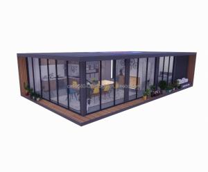 Quality Family Housing Solution 20FT Combination Flat Packaging Container with 2 Rooms and 3 Bedrooms Hotel Style wholesale