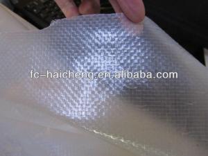 Quality uv resistant plastic greenhouse tarpaulin, PE transparent fabric to cover cherry orchards wholesale