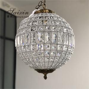 Quality Round Crystal Ball Chandelier Lighting Fixture Lamp Chandeliers Ceiling 60cm wholesale