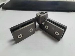 Quality Casting Brass Shower Door Hinges High Precision Erosion Resistant wholesale