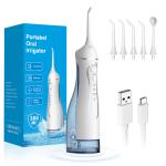 Cordless Travel Home Electric Dental Water Flosser with Rechargeable Battery and