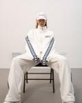 Zip Up Track Hiphop Windproof Soft Stripe Design Casual Stand Up Collar Jacket