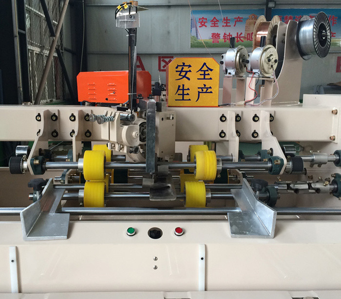 Corrugated Cardboard Automatic Box Stitching Machine Single Piece 2800mm Sheet