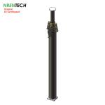 15m pneumatic telescoping antenna mast and towers-300kg payloads- lockable mast