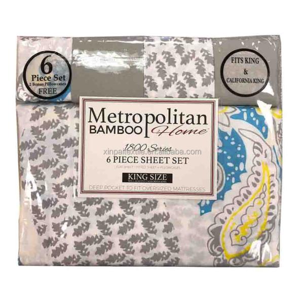 NO Filling Solid Print Microfiber Fabric 80gsm 100% Polyester Bedding Sheet Set