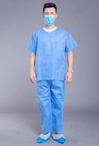 Quality Disposable Protective 35g SMS Medical Scrub Suit wholesale