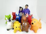 Ecofriendly PVC Animal Jumping Ball For 3 Ages Kids Meet EU Standard