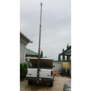 Quality 6m locking pneumatic telescopic mast for mobile CCTV vehicle telescoping mast antenna mast telecommunication tower mast wholesale