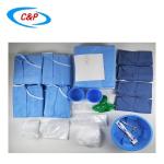 EO Sterilized Angiography Disposable Patient Drapes Angio Pack custom