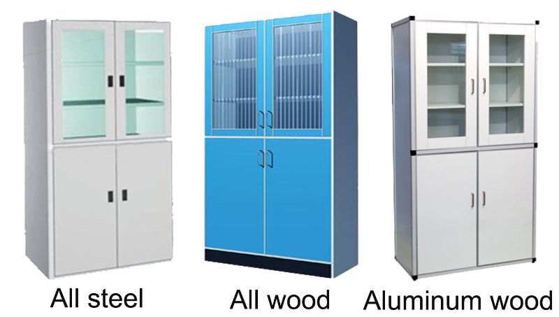 Large Pharmaceutical Medical Storage Cabinet Stainless Steel Handle