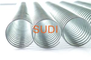 Quality Matt Silver Aluminium Pitch 6mm Twin Loop Binding Wire wholesale