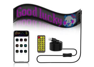 Quality Flexible LED Car Panel App Control 16*96 Advertising Rear Window Display wholesale