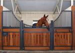 Farm Equipment Horse Stable Box , Horse stall Panels With 20mm Bamboowood