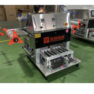 Quality 1600W 800pcs/H Automatic Table Top Tray Sealing Machine Touch Screen Display Control wholesale