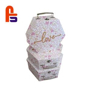 Quality Durable Cardboard Suitcase Box 100% Recycled Material Environmentally Friendly wholesale