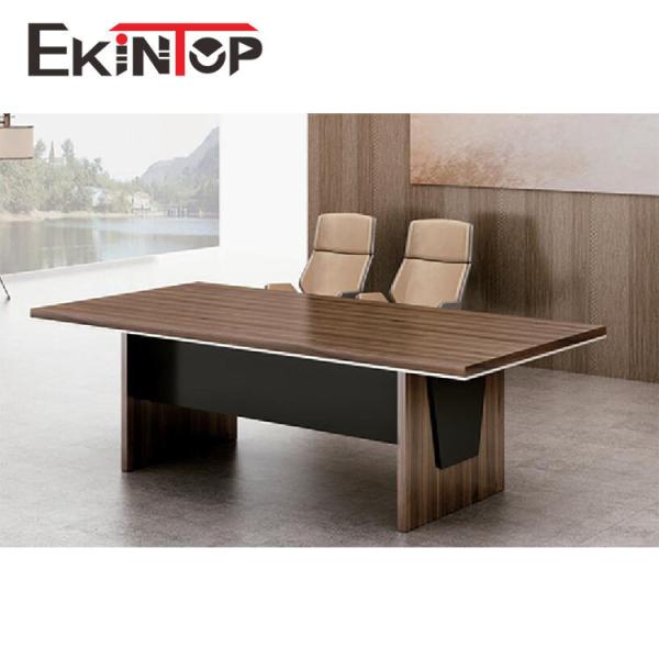 Cheap Meeting Rectangular Conference Room Furniture Table 58mm Melamine Board for sale