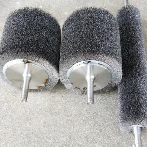 Quality WPC Boards Sanding Polishing Stainless Steel Wire Roller Brush wholesale