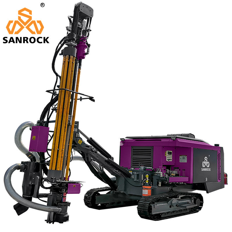 Integrated Blast Hole Drilling Machine Mining Hydraulic Diesel DTH Drilling Rig