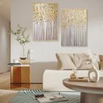 Modern Decoration Salon Posters On The Wall Pure Hand Drawn Abstract Oil