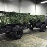 1/35 Military Camouflage Net Beige Flame Retardancy Anti Radar Tracking Anti