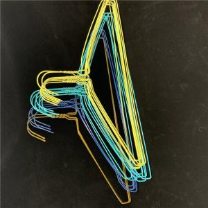 Quality Portable 1.9mm 40.5cm Clothes Wire Hanger Low Carbon Steel Material For Suit wholesale