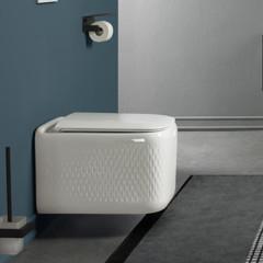Quality Ceramic Sanitary Ware Wall Hung Toilet Elongated For Modern Bathroom wholesale