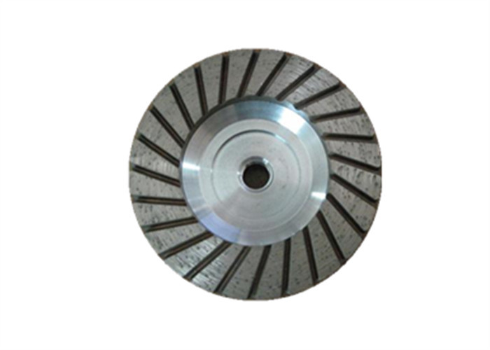 Size 4.5'' Diamond Cup Wheel Turbo Cup Wheel With Aluminium Base