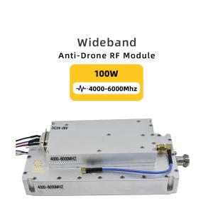 Quality 4000-6000mhz Anti Drone Lora Module Counter Fpv Module 300-6000mhz 100W anti drone system anti fpv 250-400mhz 50W 100-1100mhz wholesale