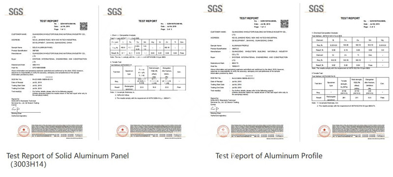 CE SGS 4.5MM Aluminium Exterior Wall Cladding Panels 20 Years Guarantee