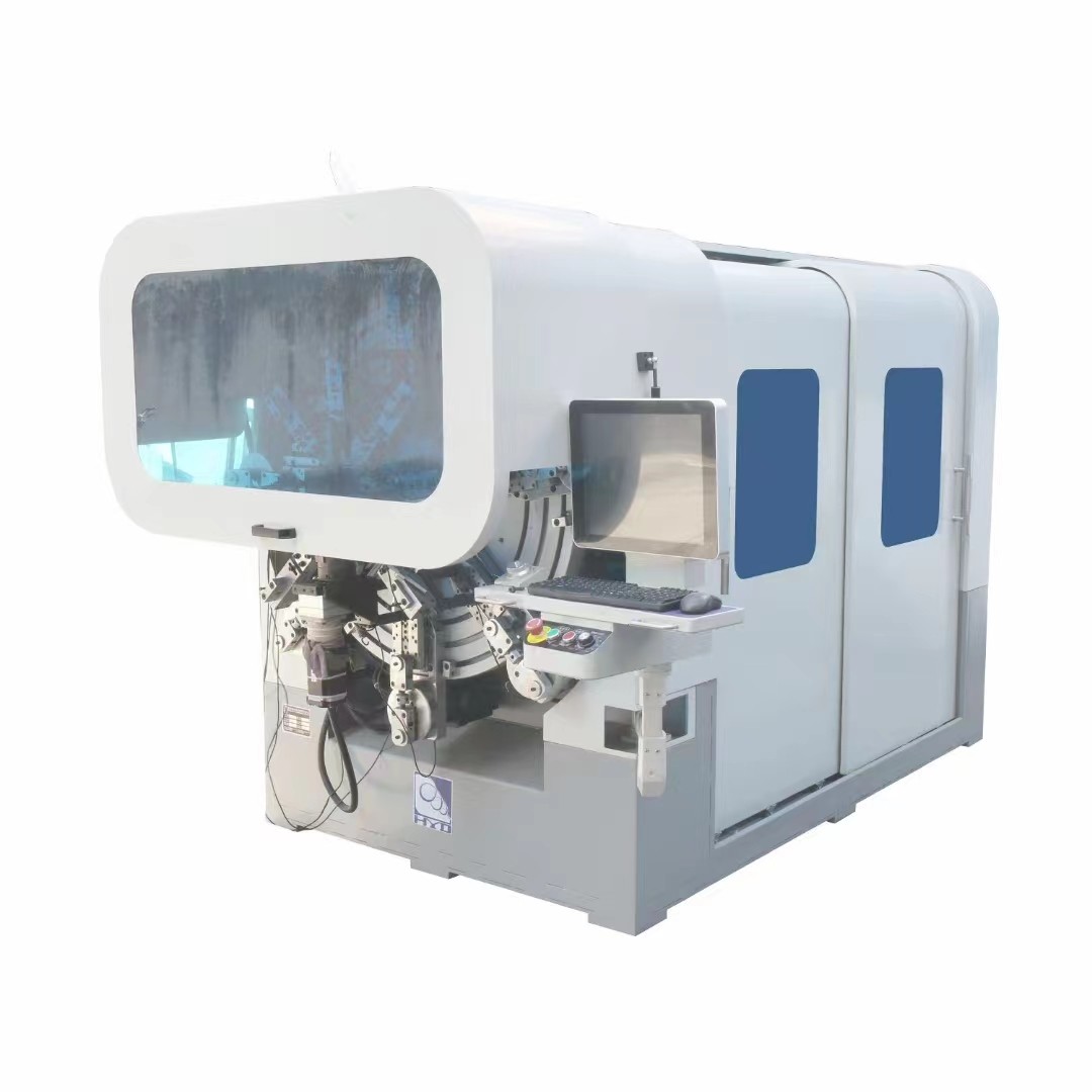 12 Axis Automatic CNC Spring Making Machine , 1 to 4mm Spring Coiling Machine