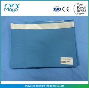 Quality SMS 35gsm TUR Drape Clear Adhesive Incise Drapes With 3M Tape wholesale