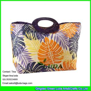 Quality LUDA summer beach straw handbag wholesale paper straw hobo bag wholesale