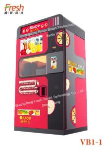 Quality stainless steel orange juice extractor vending machine for subway station wholesale