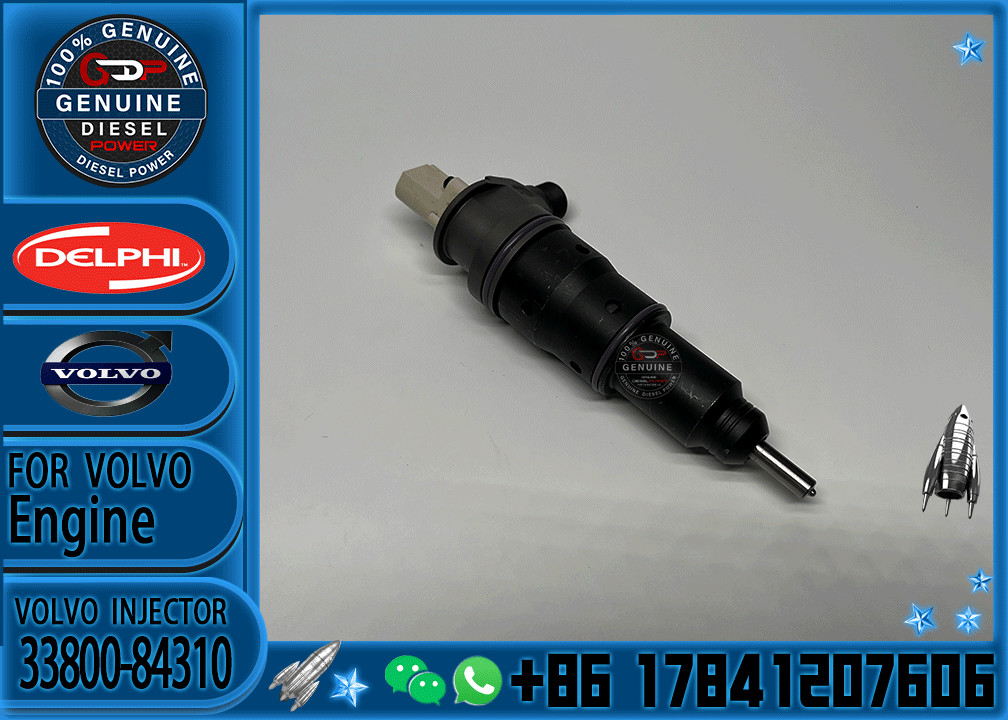 High Quality 33800-82610 33800-84310 Common Rail Diesel Fuel Injector for Hyundai engine